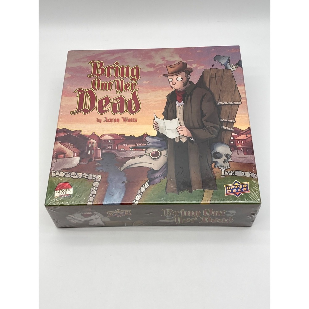 Bring Out Yer Dead Board Game Upper Deck New Sealed Complete Dark Comedy